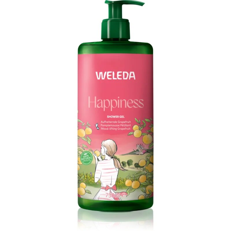 Weleda Happiness gel de dus revigorant Grapefruit Tangerine and Lime 750 ml