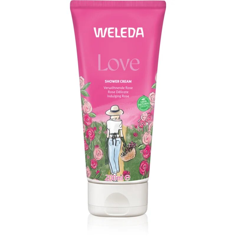 Weleda Love gel de dus delicioasa Rose Jasmine and Ylang-Ylang 200 ml
