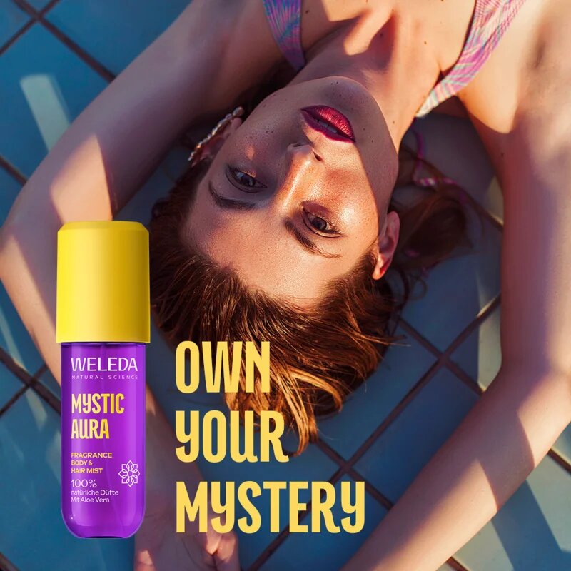 Weleda Mystic Aura spray parfumat pentru corp și păr pentru femei 95 ml
