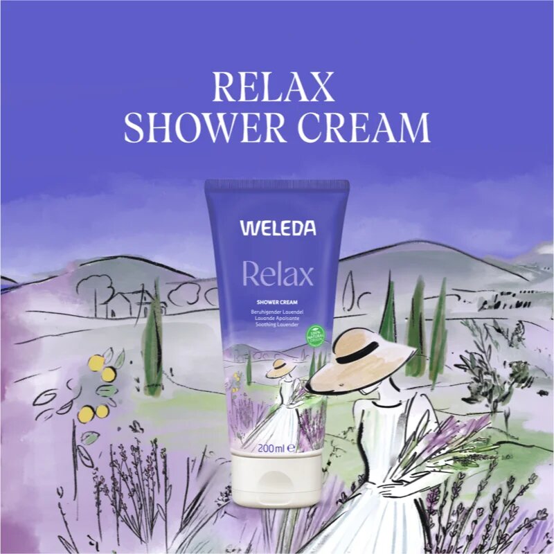 Weleda Relax cremă de duș relaxantă 200 ml