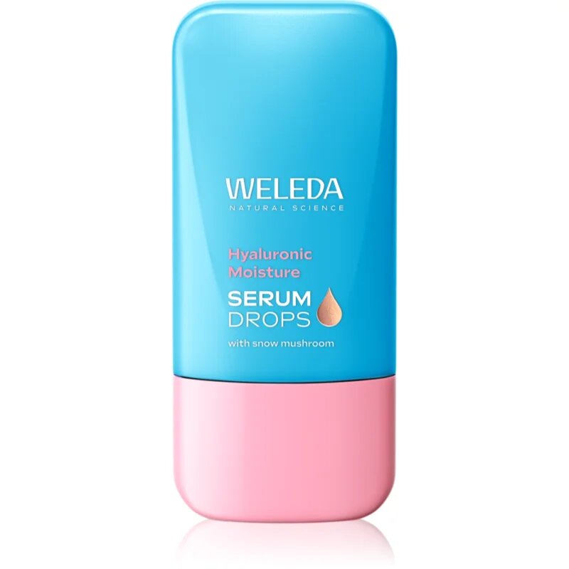 Weleda Serum Drops Hyaluronic Moisture ser hidratant pentru stralucire 30 ml