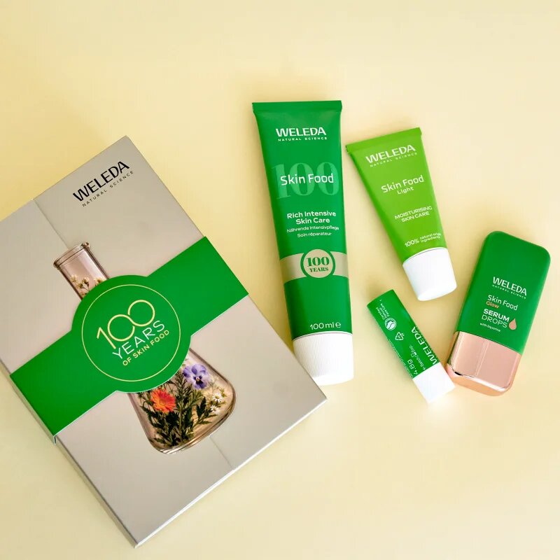 Weleda Skin Food 100 Years set cadou nutritie si hidratare