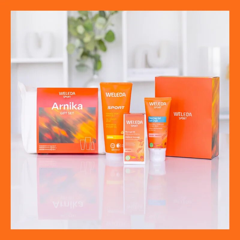 Weleda Sport Arnika set cadou pentru corp