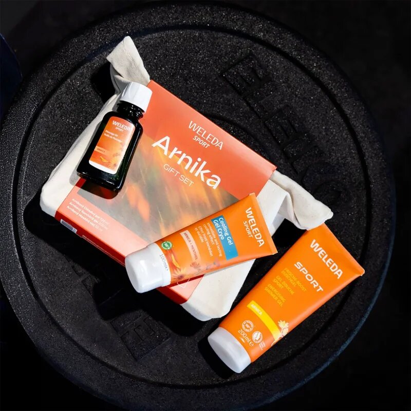 Weleda Sport Arnika set cadou pentru corp