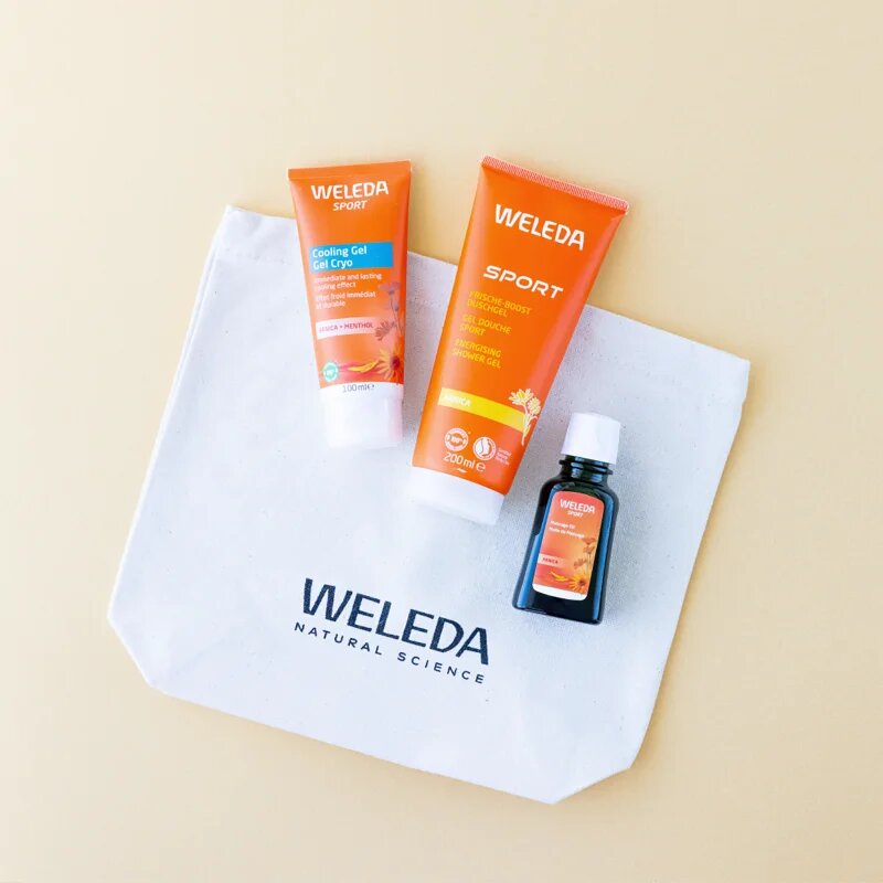 Weleda Sport Arnika set cadou pentru corp