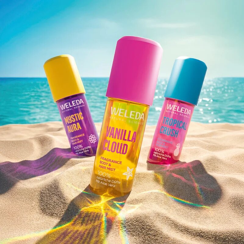Weleda Vanilla Cloud spray parfumat pentru corp și păr pentru femei 95 ml
