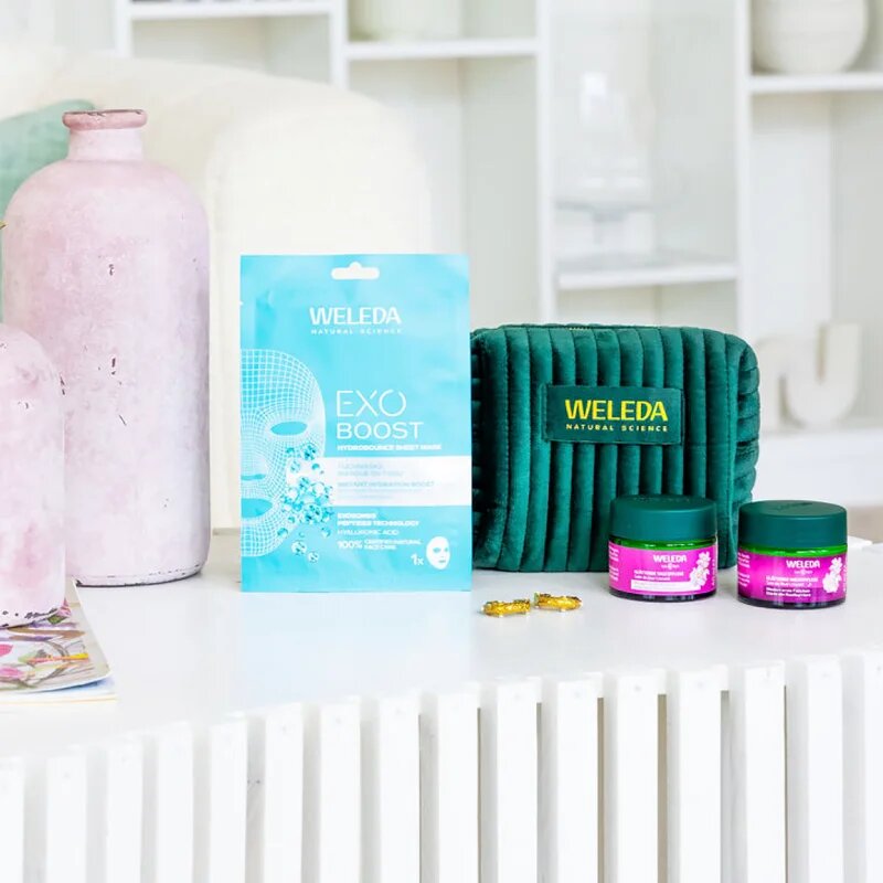 Weleda Wild Rose Radiance Ritual set cadou pentru strălucirea și netezirea pielii