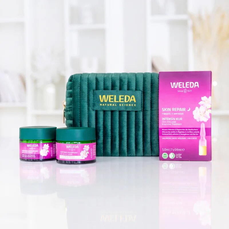Weleda Wild Rose Renewal Ritual set cadou pentru primele riduri