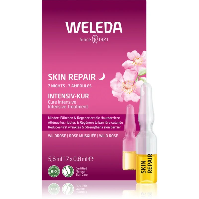 Weleda Wild rose tratament intensiv pentru primele riduri 7x08 ml