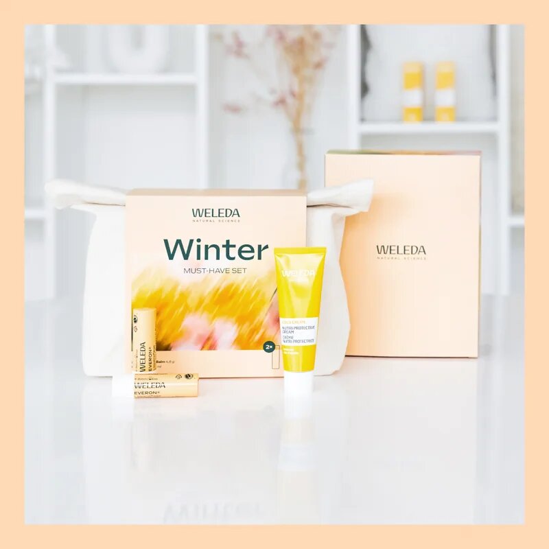 Weleda Winter Must-Have set cadou pentru regenerarea și hrănirea tenului