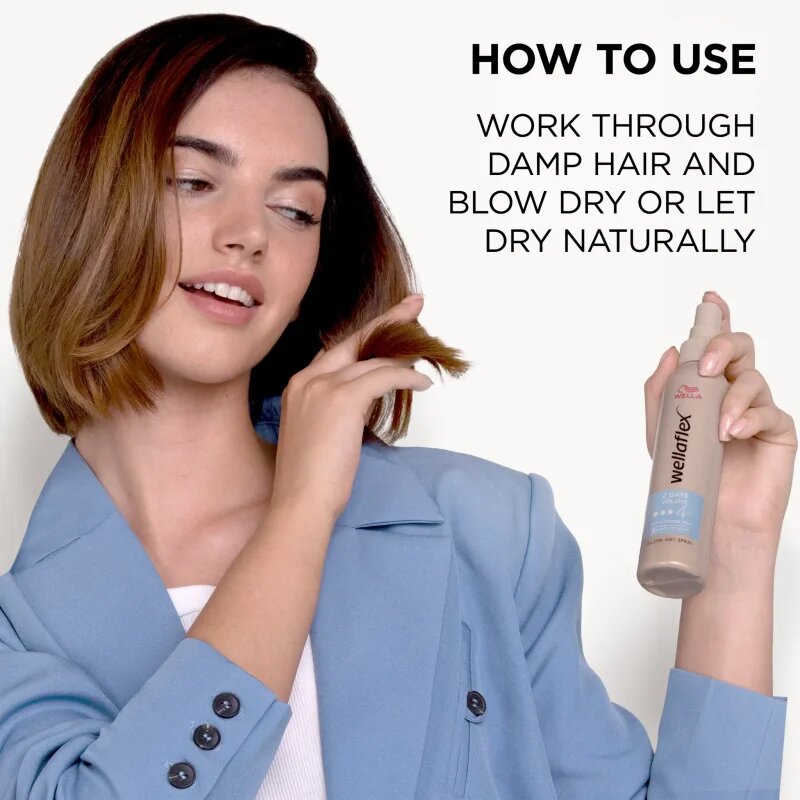 Wella flex 2 Days Volume spray pentru modelarea termica a parului 150 ml