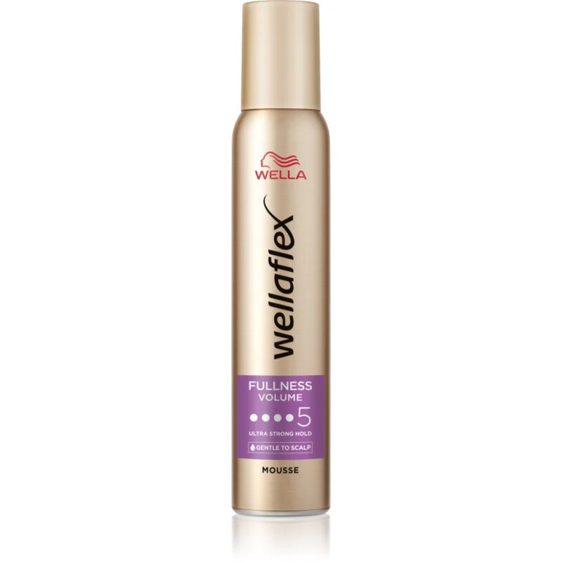 Wella flex Fullness Volume spuma cu fixare foarte puternica pentru păr fin 200 ml