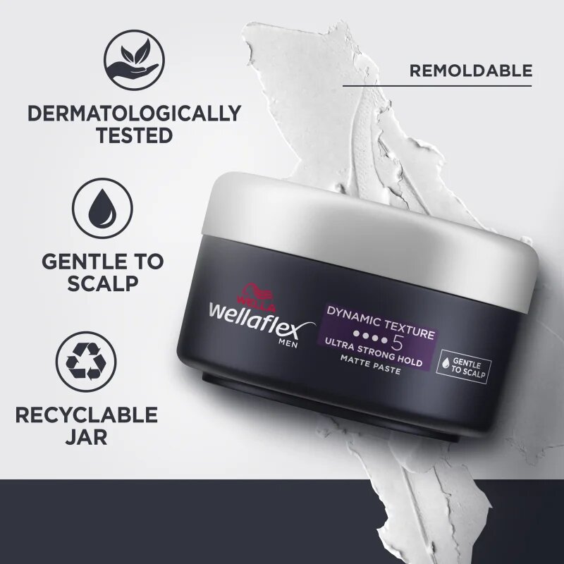 Wella flex Men pasta modelatoare pentru păr 75 ml