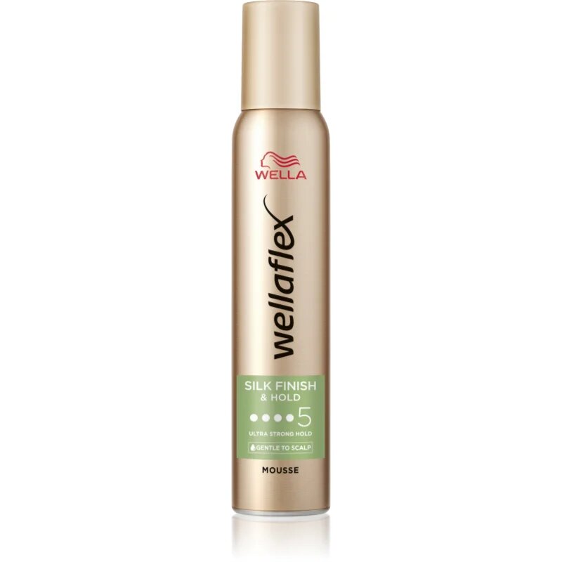 Wella flex Silk Finish & Hold spuma fixare ultra-puternica 200 ml