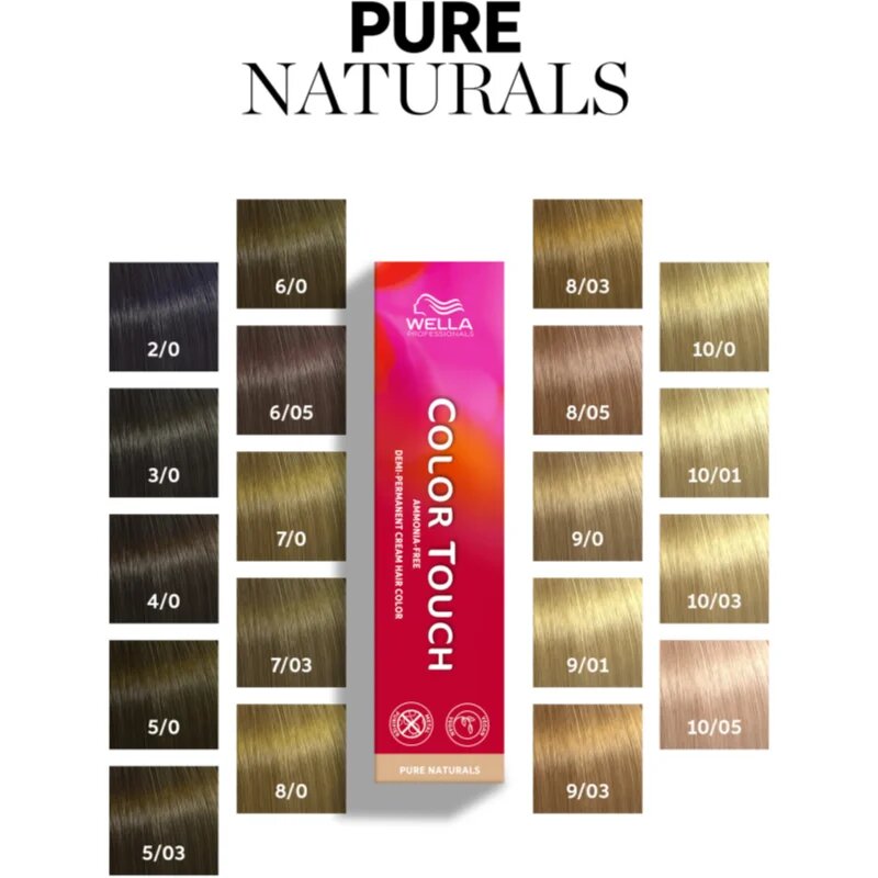 Wella Professionals Color Touch Pure Naturals culoare par culoare 10/03 60 ml