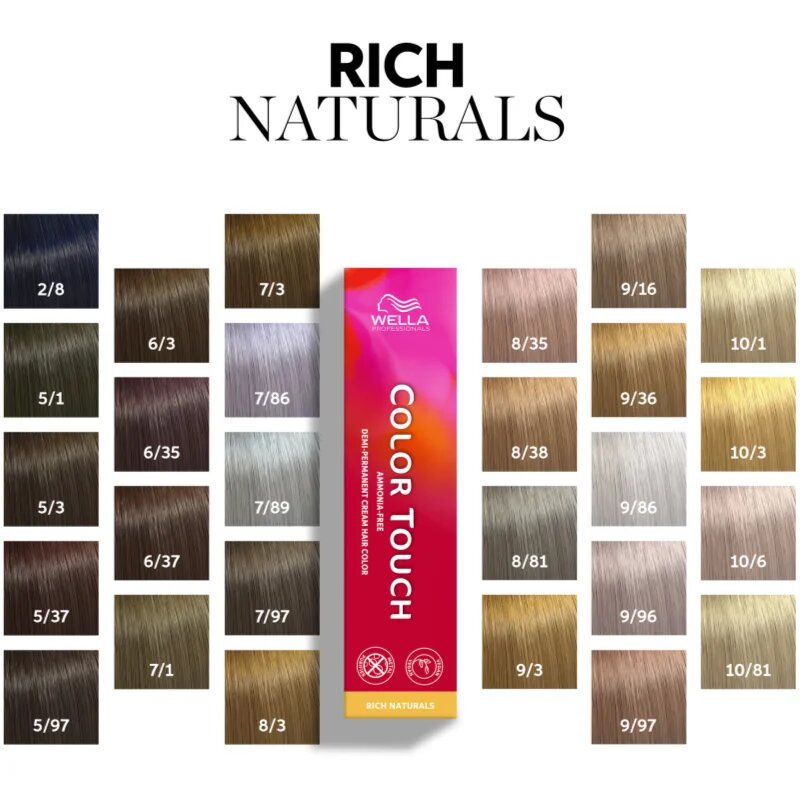 Wella Professionals Color Touch Rich Naturals culoare par culoare 7/1 60 ml