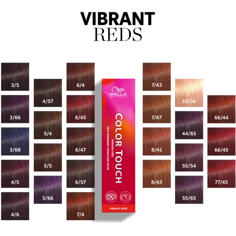 Wella Professionals Color Touch Vibrant Reds culoare par culoare 5/66 60 ml