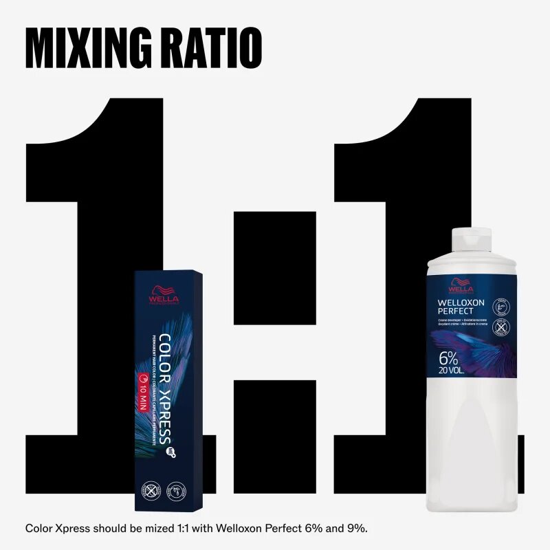 Wella Professionals Color Xpress culoare par culoare Very Light Blonde Natural Violet 9/06 60 ml