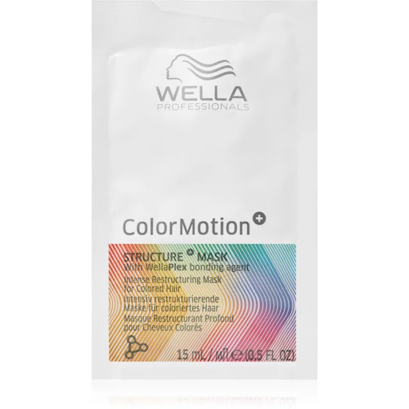 Wella Professionals ColorMotion+ Structure mask Masca de par pentru protecția culorii 15 ml