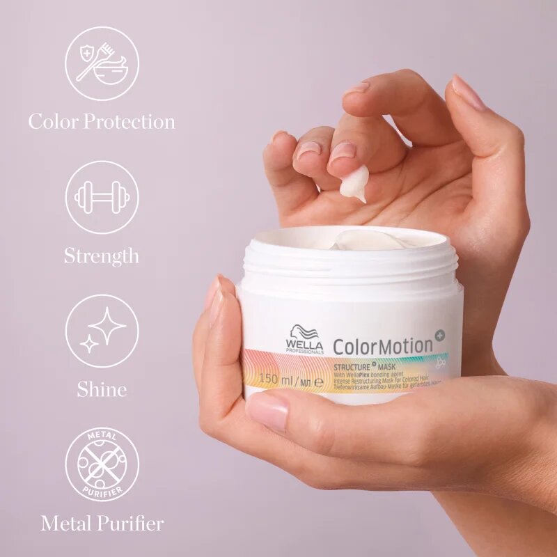 Wella Professionals ColorMotion+ Structure mask Masca de par pentru protecția culorii 500 ml