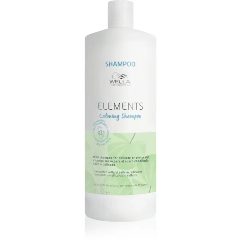 Wella Professionals Elements Calming sampon cu efect calmant pentru piele sensibila 1000 ml