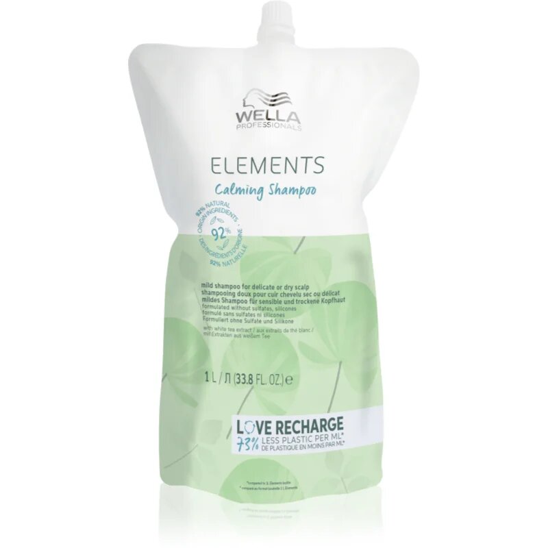 Wella Professionals Elements Calming Sampon hidratant si calmant pentru piele sensibila 1000 ml