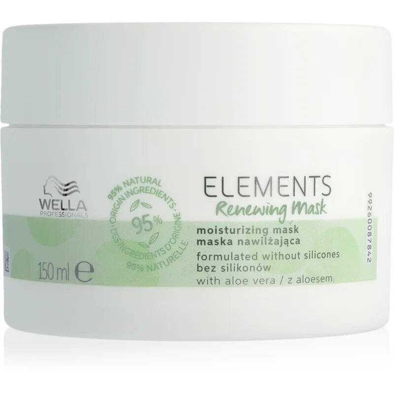 Wella Professionals Elements Renewing masca regeneratoare pentru un par stralucitor si catifelat 150 ml