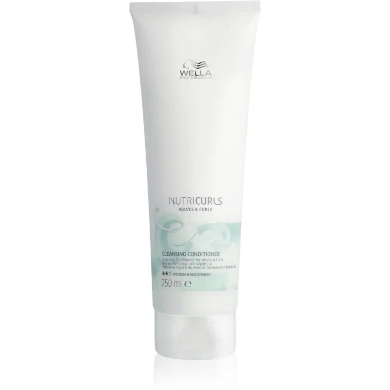 Wella Professionals Nutricurls Waves & Curls Balsam de curățare pentru par ondulat si cret 250 ml