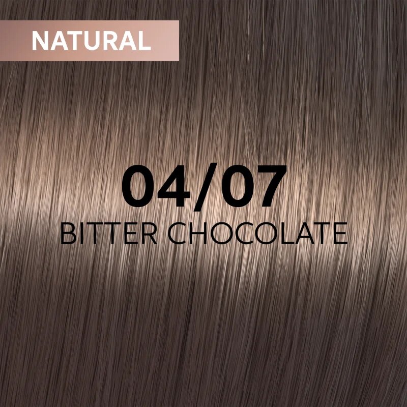 Wella Professionals Shinefinity Zero Lift Glaze vopsea de păr demipermanentă culoare 04/07 - Bitter Chocolate 60 ml