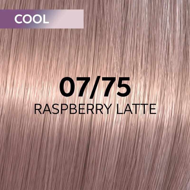 Wella Professionals Shinefinity Zero Lift Glaze vopsea de păr demipermanentă culoare 07/75 - Raspberry Latte 60 ml