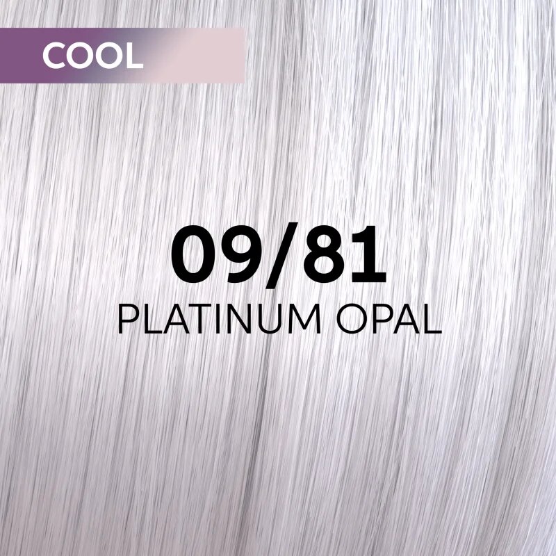 Wella Professionals Shinefinity Zero Lift Glaze vopsea de păr demipermanentă culoare 09/81 - Platinum Opal 60 ml