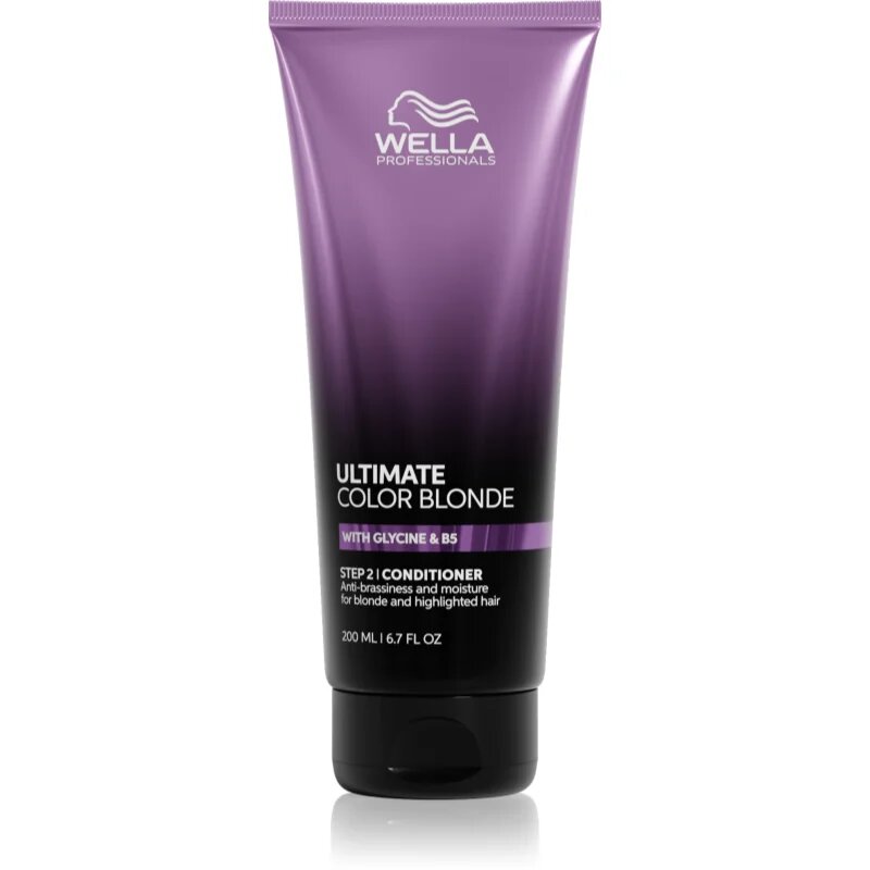 Wella Professionals Ultimate Color Blonde Conditioner balsam hidratant de neutralizare tonuri de galben pentru păr în nuanțe reci de blond decolorat