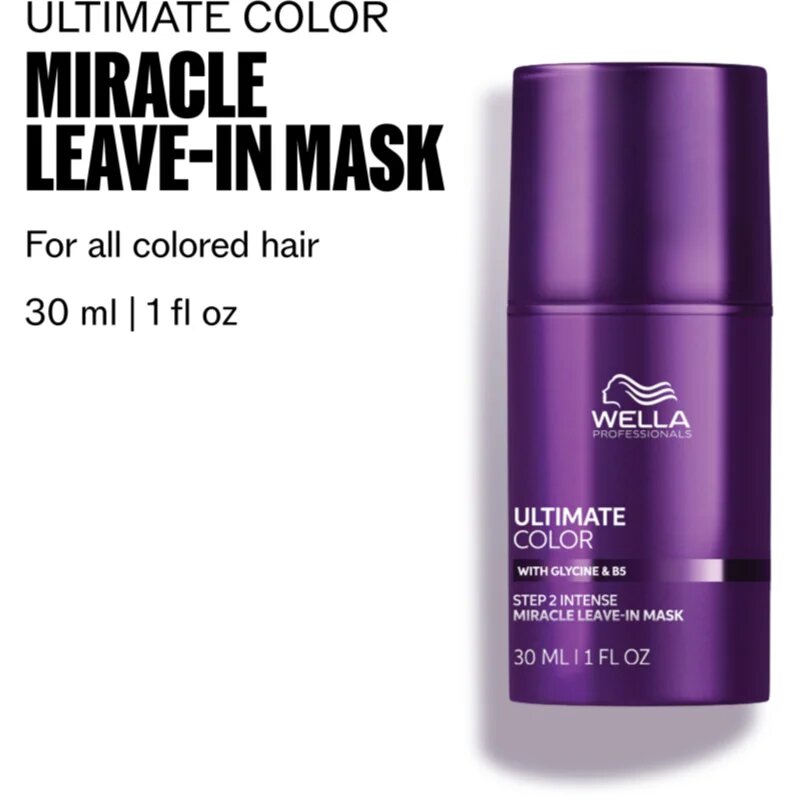 Wella Professionals Ultimate Color Leave-in Mask mască pentru iluminare fără clătire pentru păr 30 ml