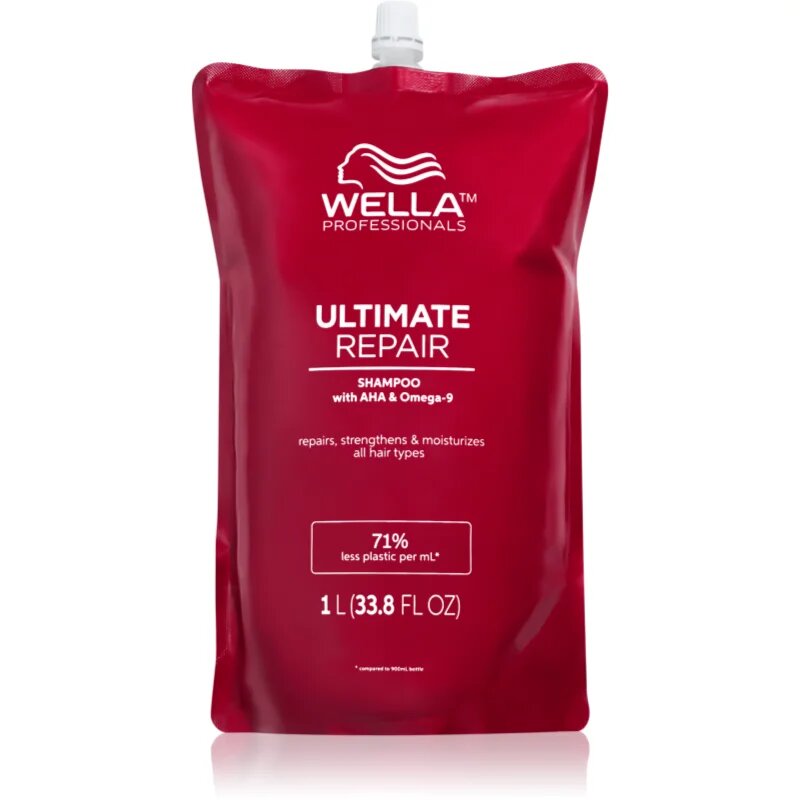 Wella Professionals Ultimate Repair Shampoo șampon fortifiant pentru păr deteriorat 1000 ml