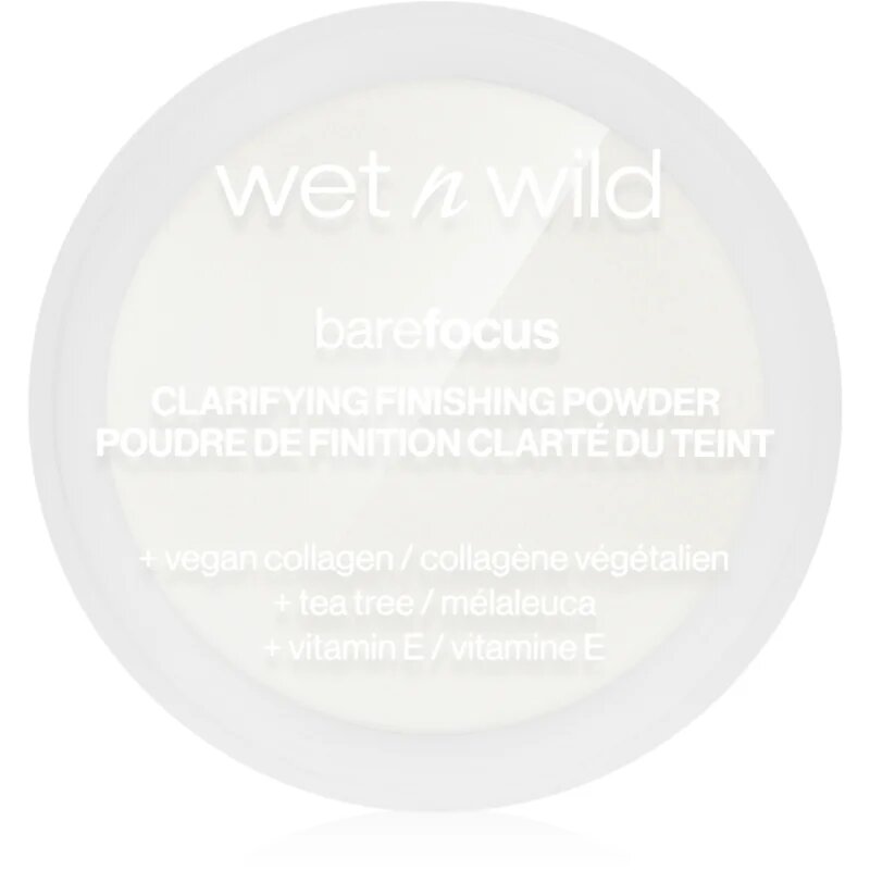 Wet n Wild BareFocus Clarifying Finishing Powder pudra matuire culoare Translucent 6 g