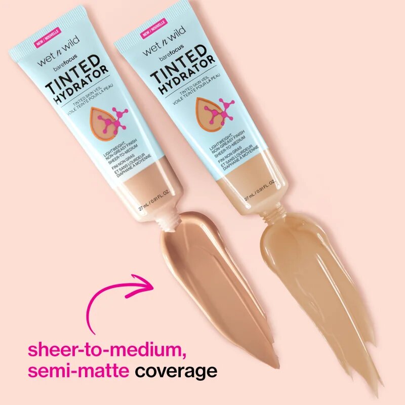 Wet n Wild BareFocus Tinted Hydrator lichid nuanțator pentru uniformizarea tenului culoare Fair 27 ml