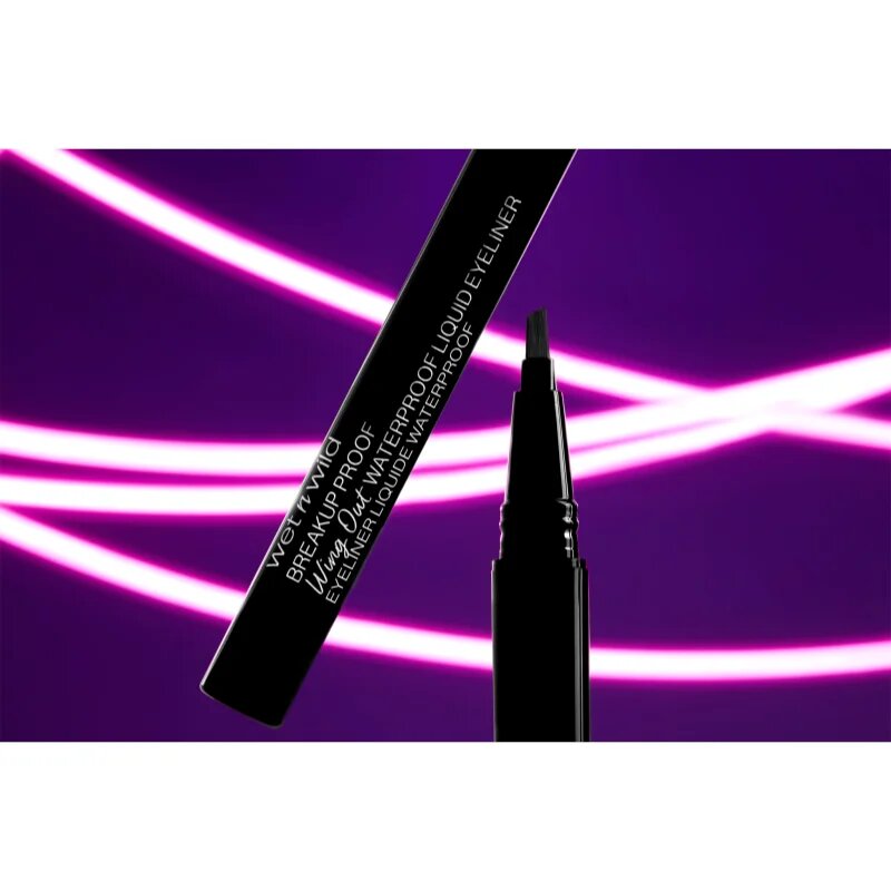 Wet n Wild Breakup Proof Wing Out eyeliner în fix rezistent la apa culoare Ultra Black 0.9 ml