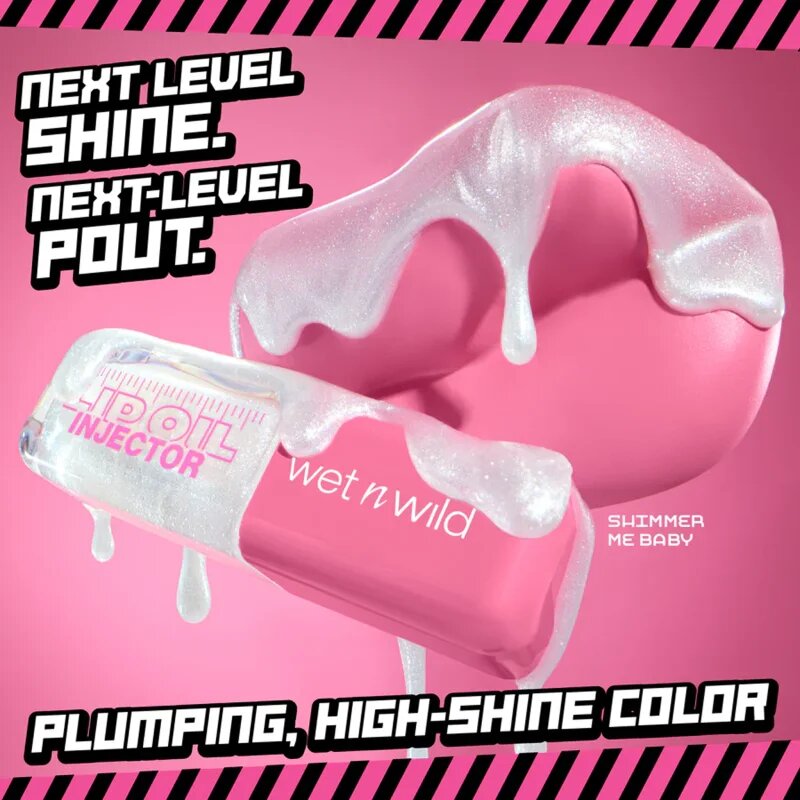 Wet n Wild Lip Oil Injector ulei luciu de buze pentru volum culoare Shimmer Me Baby 7 ml