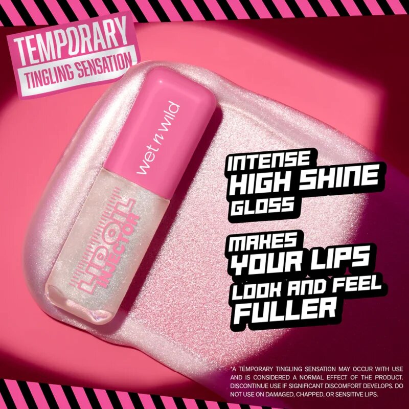 Wet n Wild Lip Oil Injector ulei luciu de buze pentru volum culoare Shimmer Me Baby 7 ml