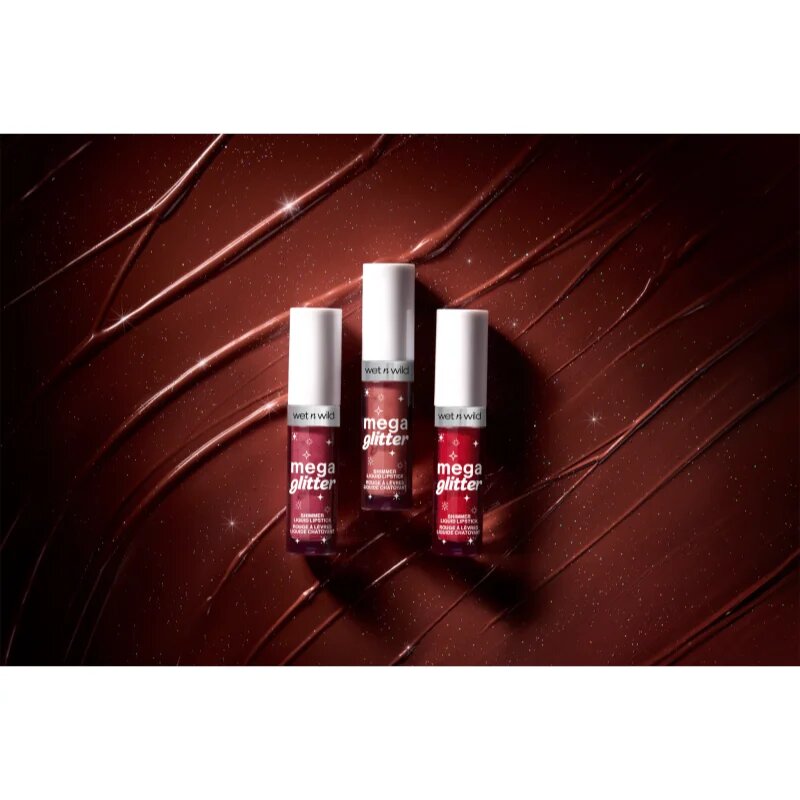 Wet n Wild Mega Glitter ruj lichid mat cu particule stralucitoare culoare Hear Me Out 2.8 ml