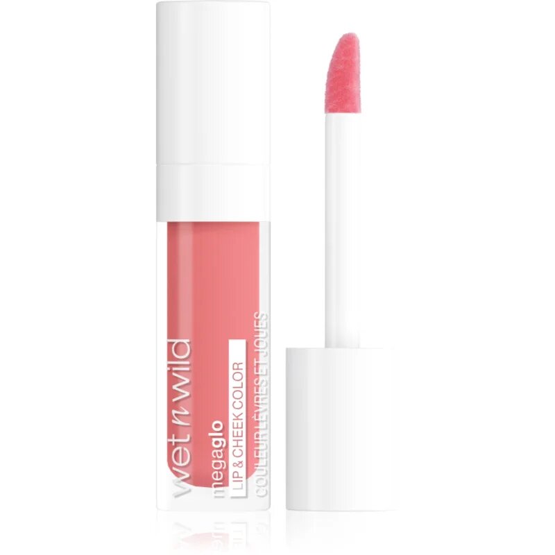 Wet n Wild MegaGlo ruj crema buze si obraz culoare Rosy Romance 65 ml