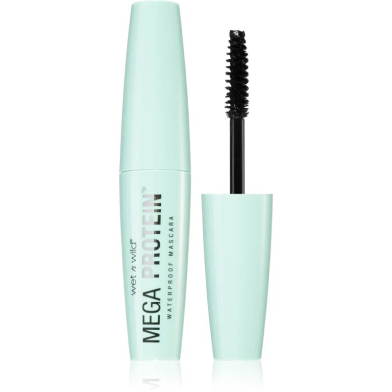 Wet n Wild MegaProtein Waterproof mascara hrănitor rezistent la apa culoare Very Black 6 ml