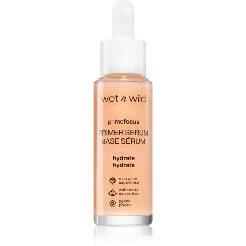 Wet n Wild PrimeFocus Hydrate Fundatia serului lucios cu efect de hidratare 30 ml