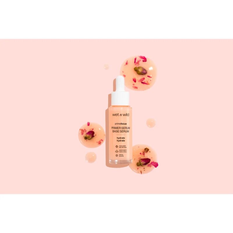 Wet n Wild PrimeFocus Hydrate Fundatia serului lucios cu efect de hidratare 30 ml