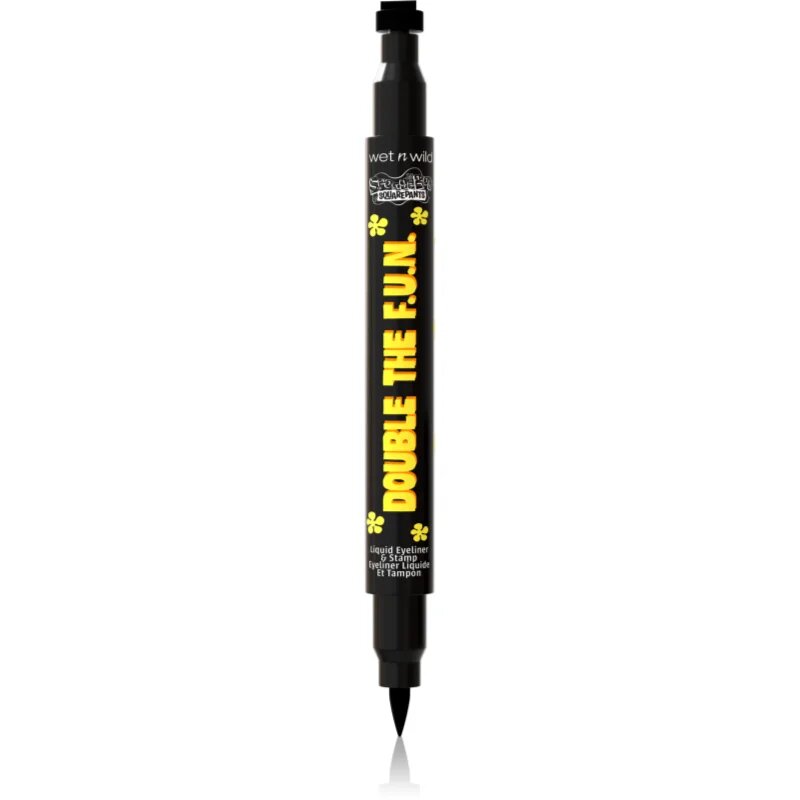 SpongeBob SquarePants Double The F.U.N. Liquid Eyeliner & Stamp tuș multifuncțional pentru ochi culoare Best Day Ever 1.2 ml