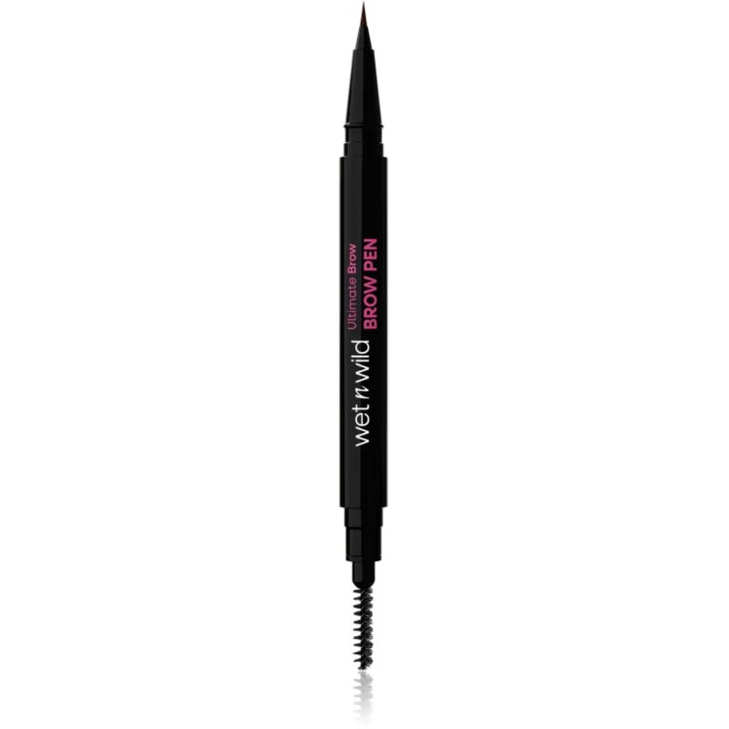 Wet n Wild Ultimate Brow Pen creion pentru sprancene culoare Dark Brown 0.5 ml