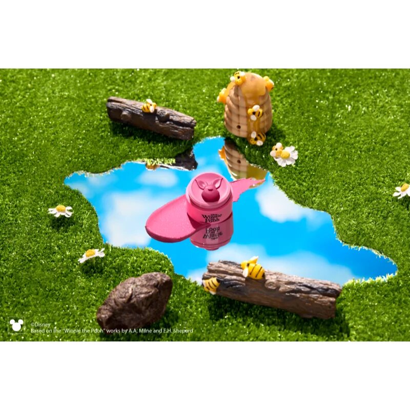 Wet n Wild Winnie the Pooh Hundred Acre balsam tonic pentru buze si obraji culoare Gentle Heart 6 g