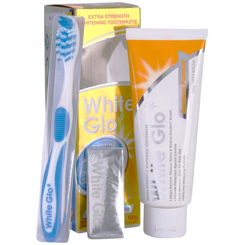 White Glo Smokers set pentru îngrijirea dentară