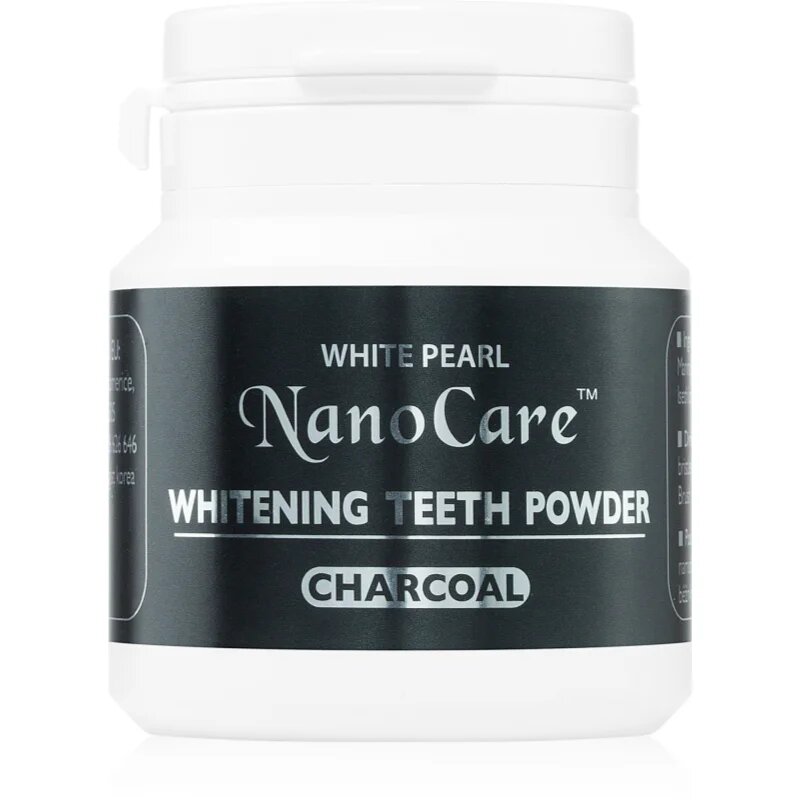 White Pearl NanoCare pudră cu cărbune activ pentru albirea dinților 30 g