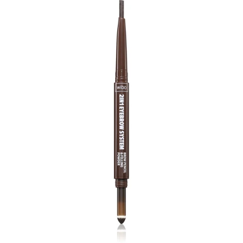Wibo Eyebrow System creion pentru sprancene 2 in 1 #3 1 buc
